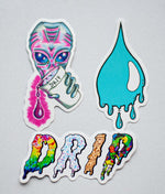 Load image into Gallery viewer, Drip Stickers (Pack of 3)

