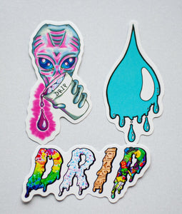 Drip Stickers (Pack of 3)